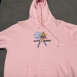 Hypland Pink Hoodie with Graphic